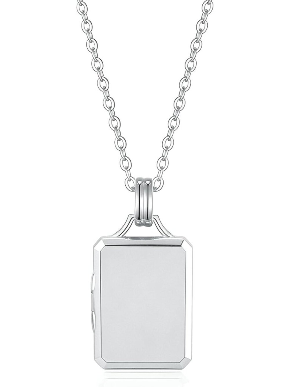 Heart Locket Necklace for Women - 14K Gold-Filled Oval & Rectangle Photo Holders